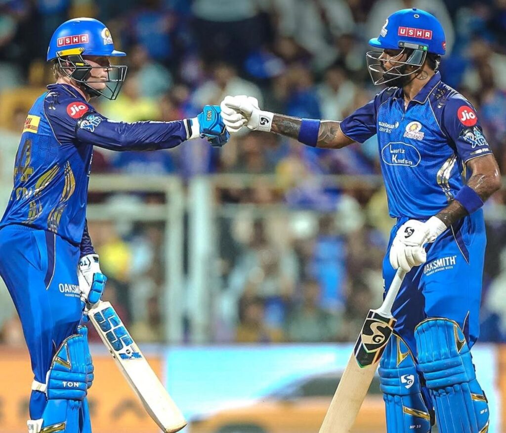 Sunrisers Hyderabad Stun Mumbai Indians in Run-Fest After Chasing 244.! mumbai