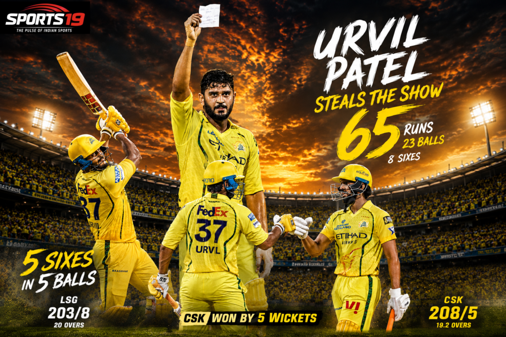 Urvil Patel Fastest Fifty