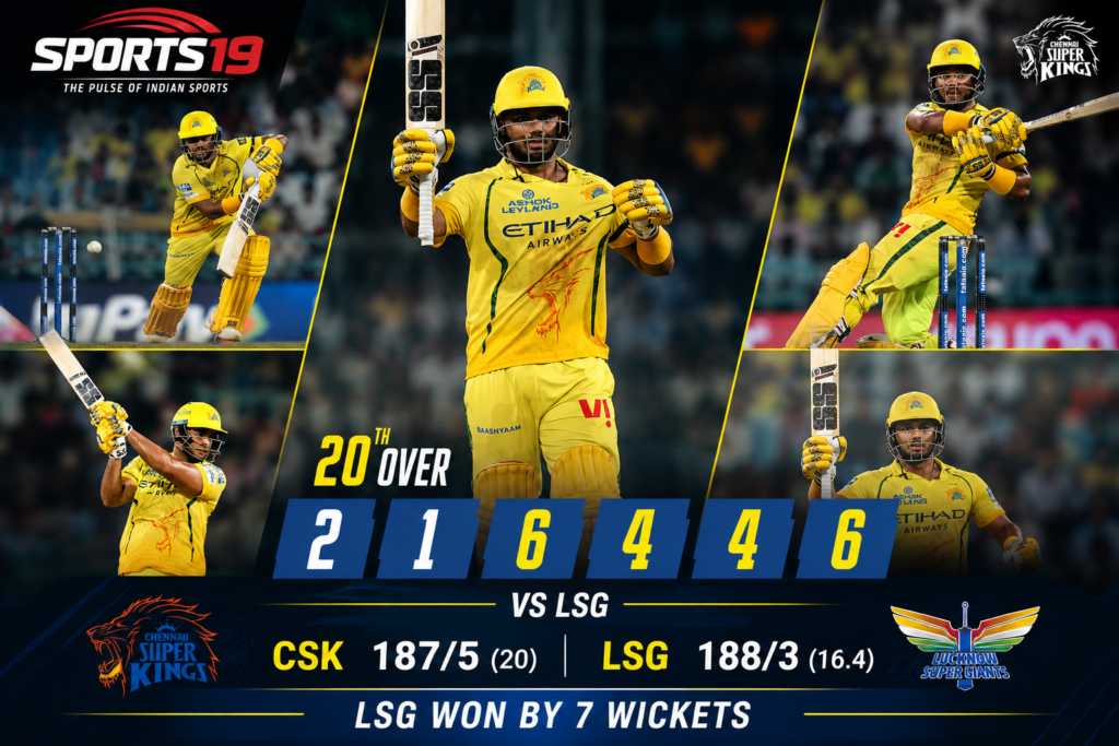 Mitchell Marsh’s Explosive Knock Sinks Chennai Super Kings.! Kartik Sharma