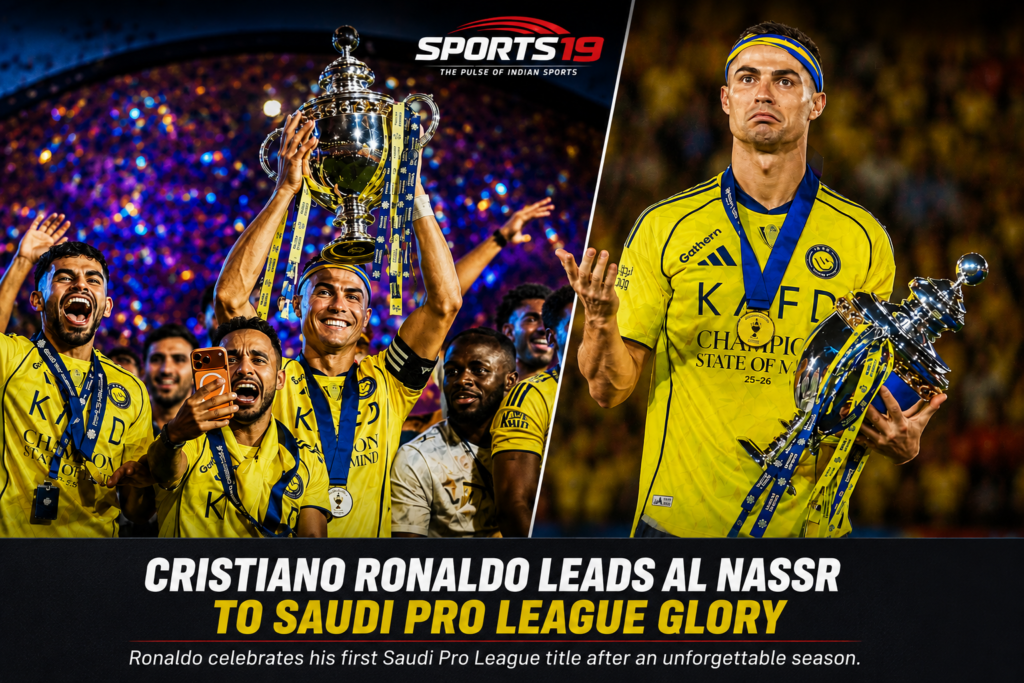 Cristiano Ronaldo Leads Al Nassr To Historic Saudi Pro League Triumph.! cristiano ronaldo