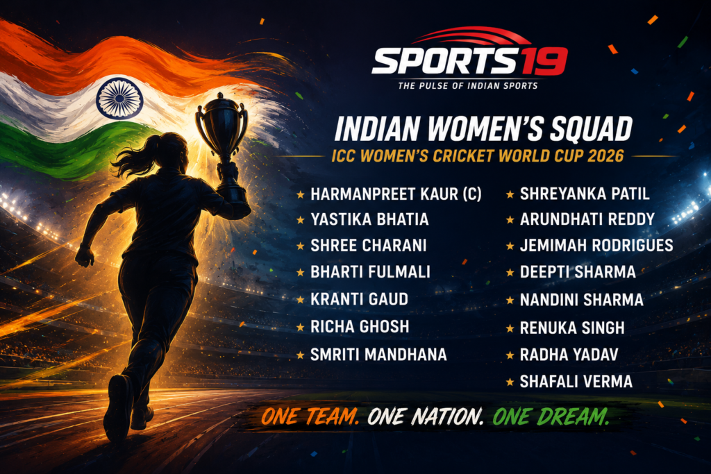 India Announce Squad for ICC Women’s T20 World Cup 2026 india women world cup squad