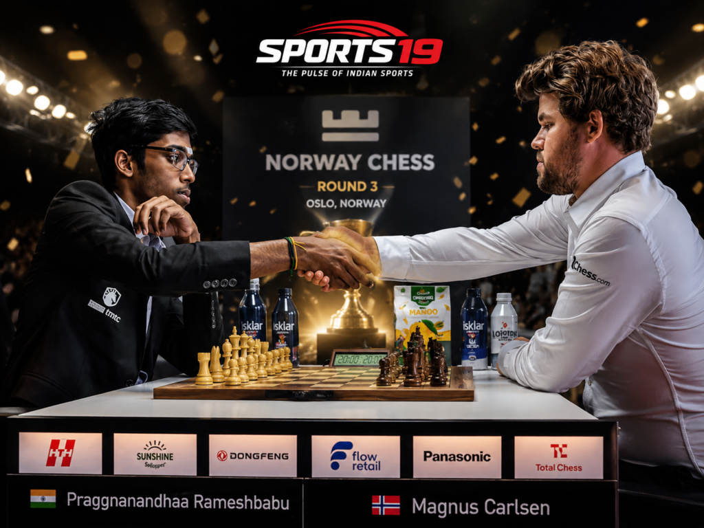 Praggnanandhaa Stuns Magnus Carlsen Again, Climbs to Second Spot in Norway Chess 2026 praggnanandhaa vs magnus carlsen
