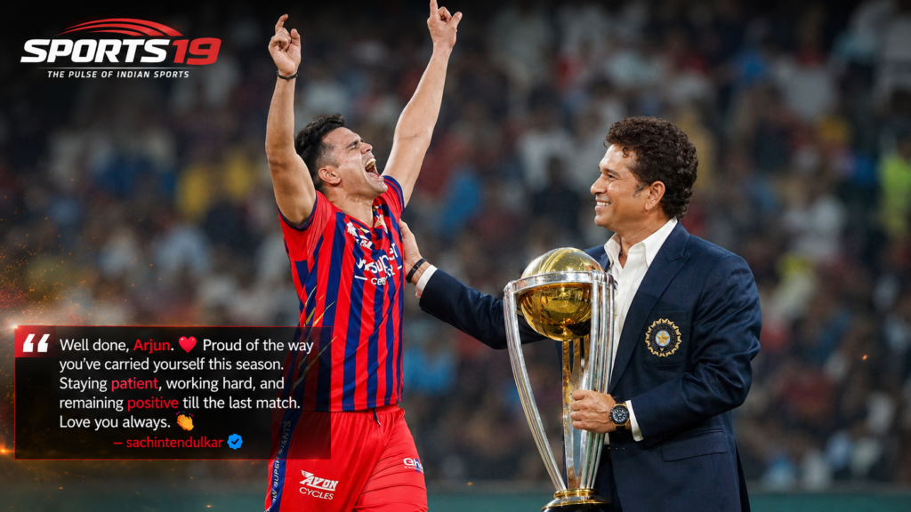 A Father’s Pride: Sachin Tendulkar Applauds Arjun’s Patience and Hard Work..! sachin tendulkar