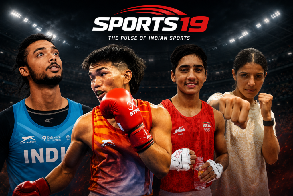 Indian athletes preparing for the 2026 Commonwealth Games in Glasgow featuring boxing and athletics stars
