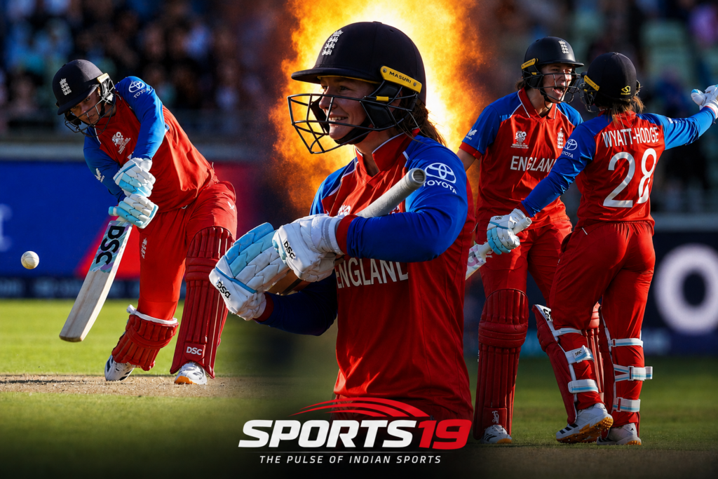 Wyatt-Hodge’s Century Sets the Tone in T20 World Cup Opener Danni Wyatt-Hodge celebrates her century during England Women's 87-run victory over Sri Lanka Women in the ICC Women's T20 World Cup 2026.