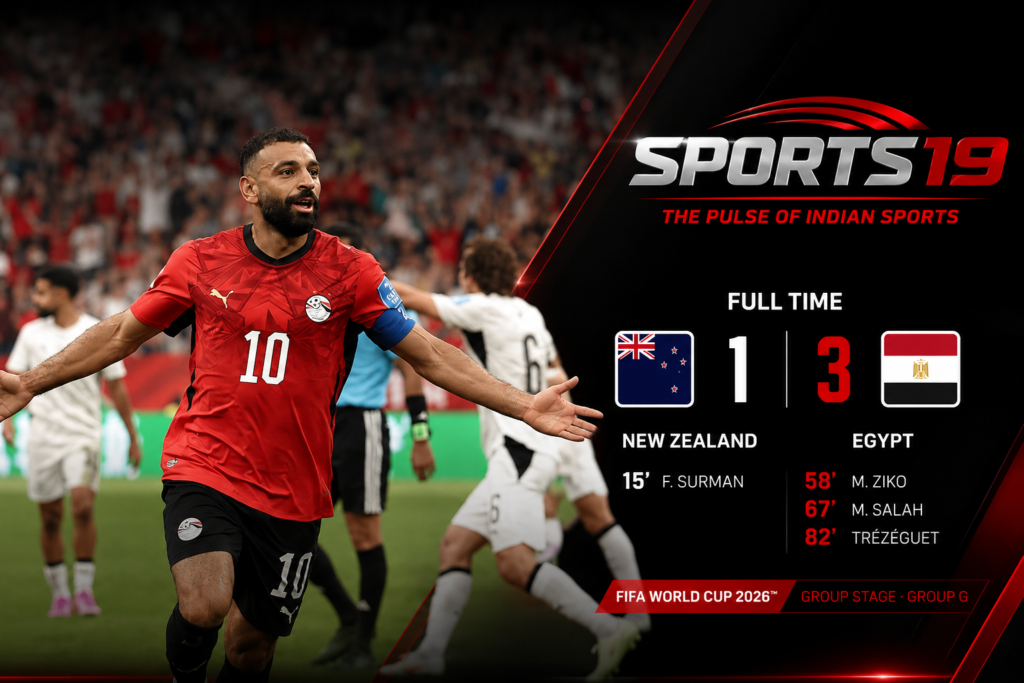 Egypt Storm Back to Beat New Zealand 3-1 in Group G Mohamed Salah celebrates during Egypt's 3-1 comeback victory over New Zealand in the FIFA World Cup 2026 Group G match at BC Place, Vancouver.