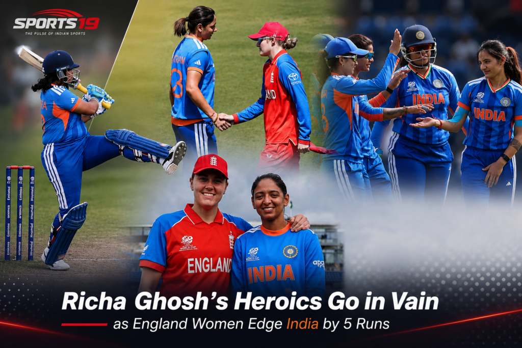 Richa Ghosh's Heroics Go in Vain as England Escape with Five-Run Victory Richa Ghosh leads India's fightback against England Women during a nail-biting T20 international.