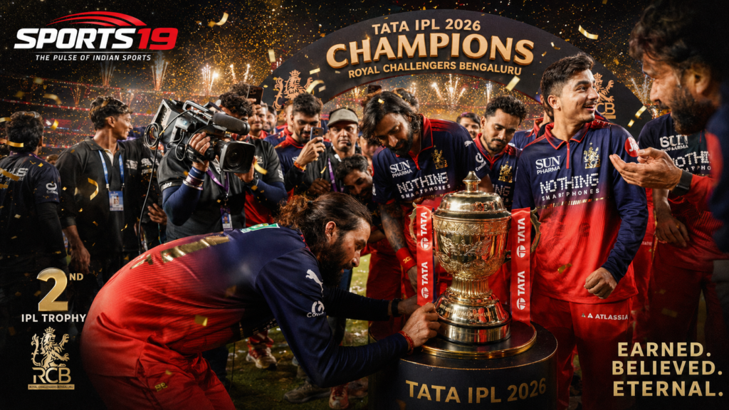 IPL 2026 Winner RCB: A Night of Glory, A Legacy Rewritten 🏆 RCB players celebrating their second IPL title victory in IPL 2026