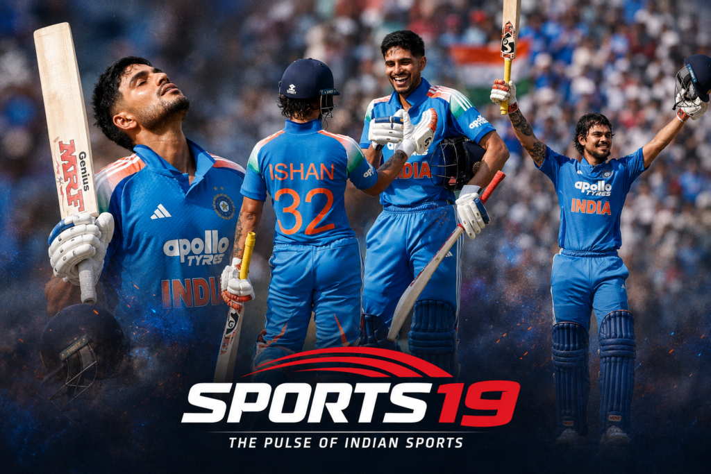 Shubman Gill celebrates his century during India's 170-run victory over Afghanistan after scoring 154 in a dominant ODI performance.