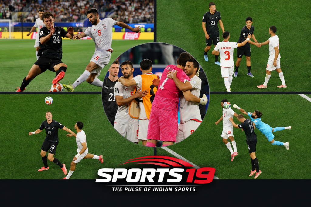 Iran vs New Zealand: Late Fightback Secures Draw Iran and New Zealand players during FIFA World Cup 2026 Group G match at Los Angeles Stadium, ending in a dramatic 2-2 draw.