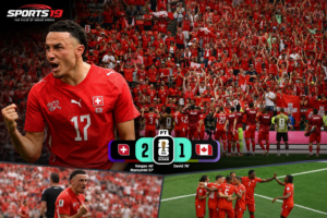 Switzerland vs Canada: Swiss Win 2-1 to Lead Group B
